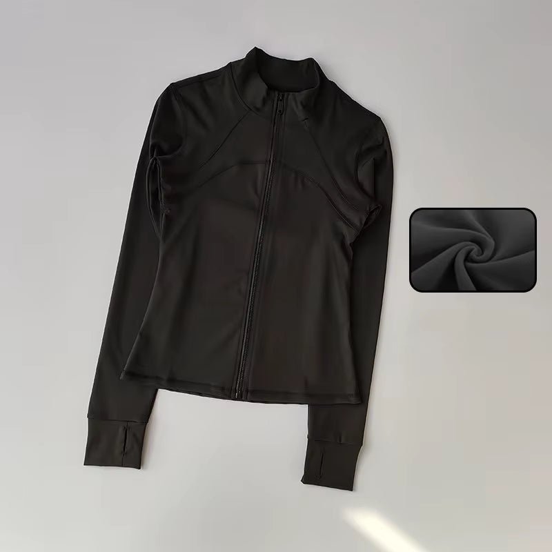 Yoga Suit Women High - End Standing Collar Long Sleeved Sports Jacket - Vantage Sports Gear